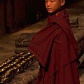 Boy Buddhist in Bodh Gaya